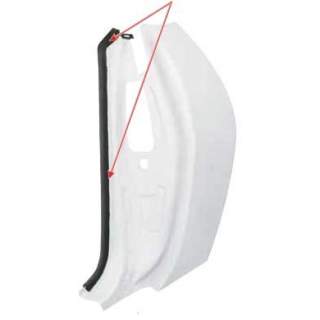 Dörrpostlister svart 1968-72 (formgjutna m. förstärkning) 